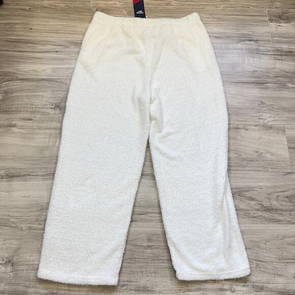 Reebok White Wide Leg Cozy Pants with Pockets Size XL - Picture 2 of 12